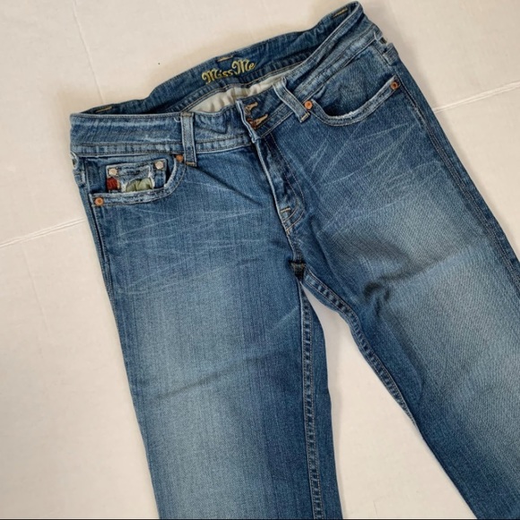 Miss Me Denim Blue Jeans Distressed Flap Pockets Camo - Picture 5 of 9